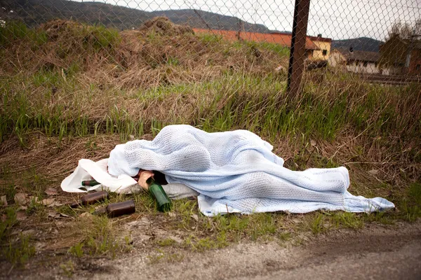 Bezdomovec — Stock fotografie