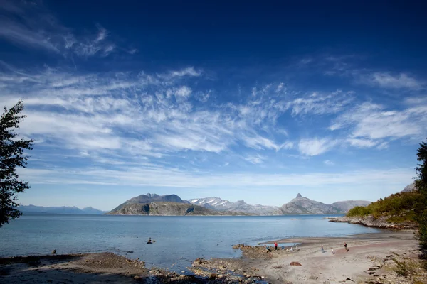 Noorwegen strand — Stockfoto