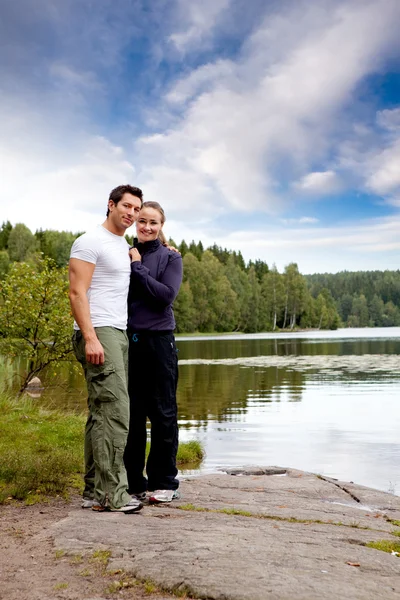 Outdoor Couple Portrait — Stock Photo, Image