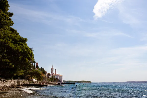 Rab Kroatië kust — Stockfoto