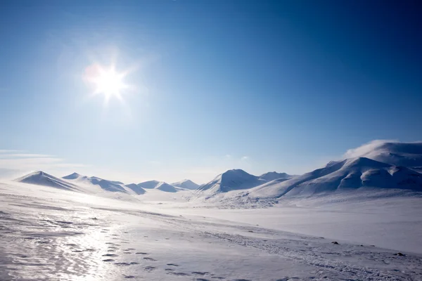Winter-Bergschnee — Stockfoto