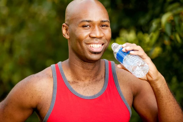 Fitness-Wasserflasche — Stockfoto