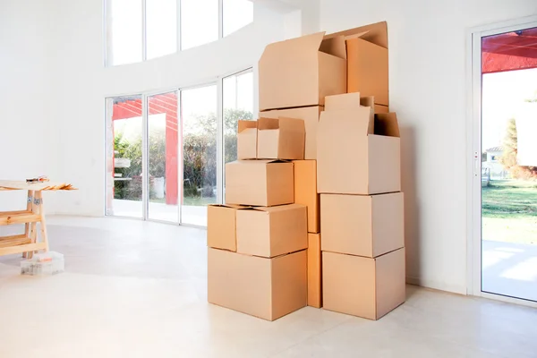 Caixas móveis — Fotografia de Stock