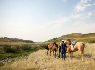 Cowboy Scene clipart