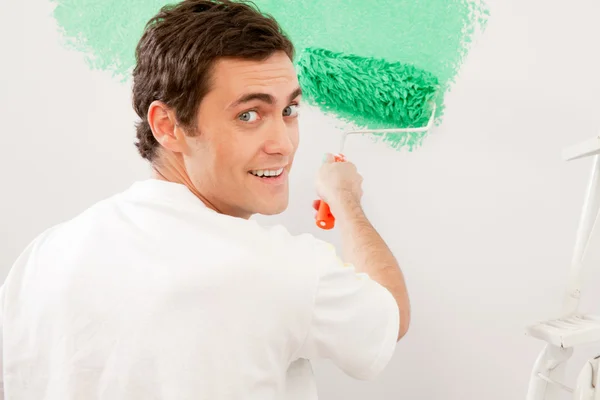 Home Improvement - Paint Wall — Stock Photo, Image