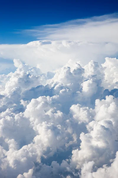 Paisaje nublado desde arriba — Foto de Stock