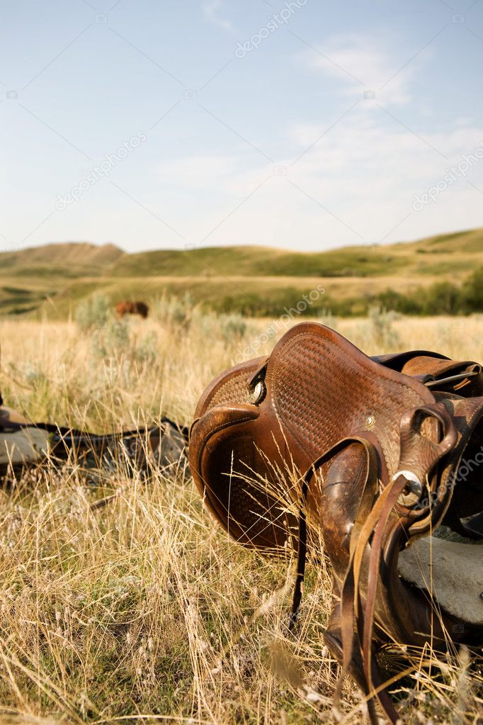 Western Saddle — Stock Photo © Simplefoto #5719881