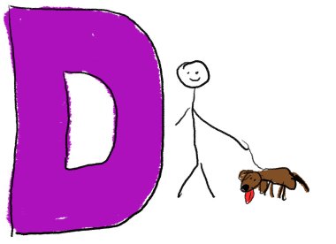 Letter D clipart