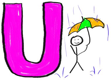 Letter U clipart