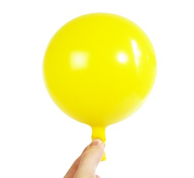 Baloon in Hand clipart