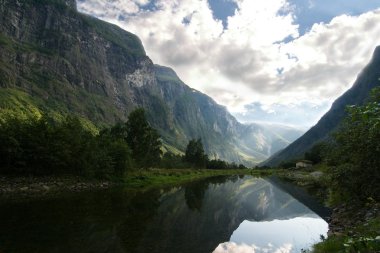 Sognefjord Norway clipart