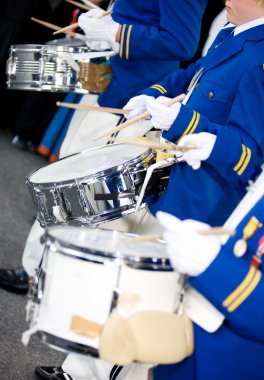 Marching Drummers clipart