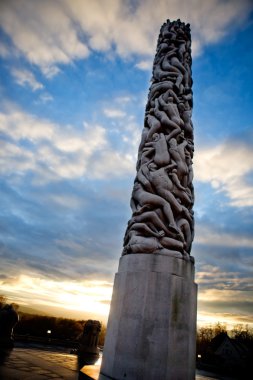 Vigeland Park Monolith clipart