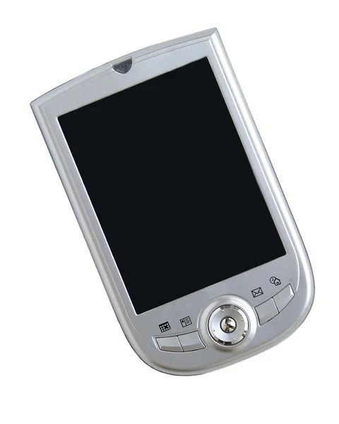 Pocket computer pda geïsoleerd op wit — Stockfoto