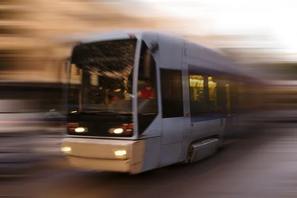 Абстрактный трамвай — стоковое фото