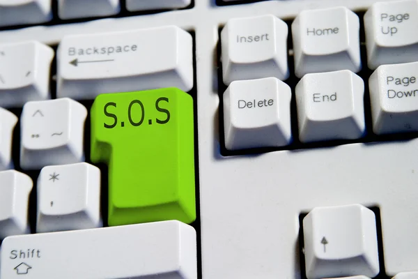 SOS ключ — стокове фото