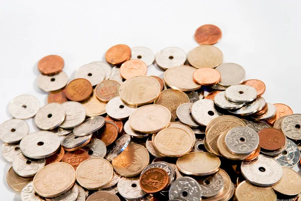Mucchio di monete — Foto Stock
