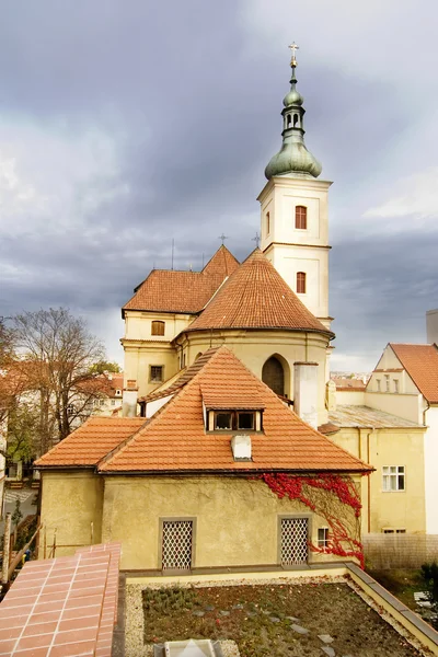 Церква Святого Миколая в Празі. — стокове фото