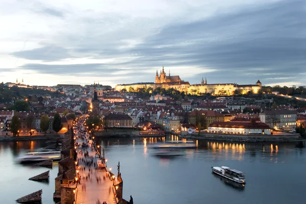 布拉格城堡城市景观 — 图库照片