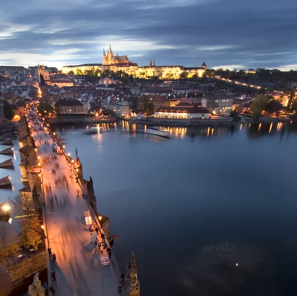 Castillo de Praga Paisaje urbano —  Fotos de Stock