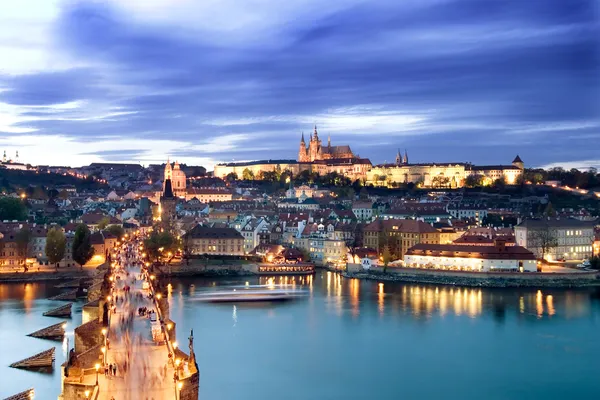 Prague Castle Cityscape Stock Image