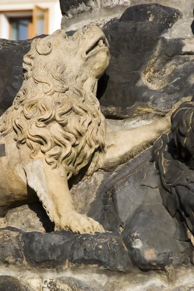 Detail sochy lva — Stock fotografie