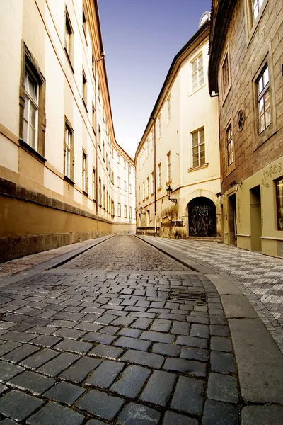 Malerische Straße Prag — Stockfoto