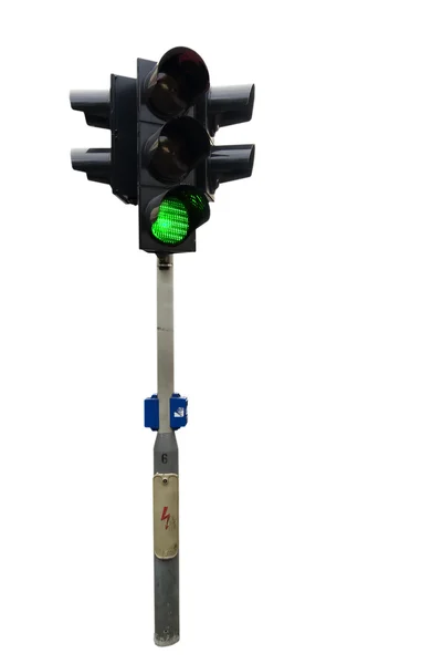 Traffic-light geïsoleerd — Stockfoto