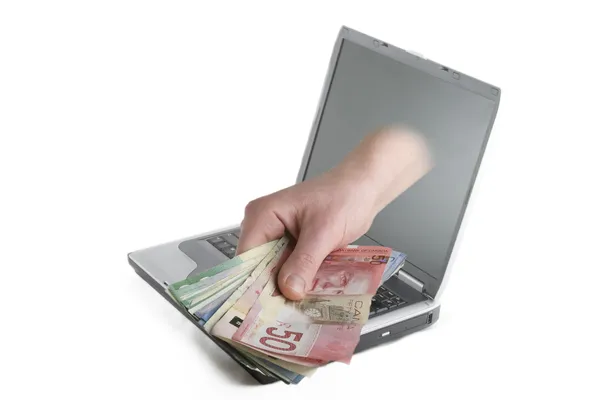 Online Money — Stock Photo, Image