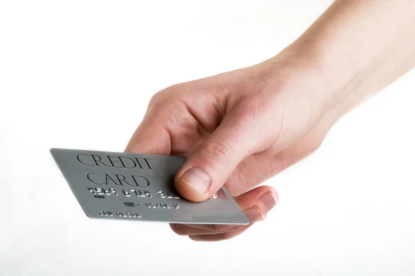 Оплата кредитной картой — стоковое фото