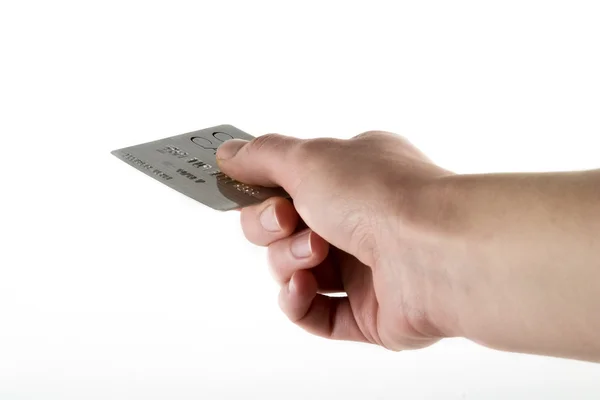 Πληρωμή με πιστωτική κάρτα — Φωτογραφία Αρχείου