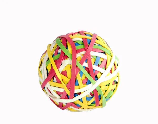 Гумова стрічка м'яч — стокове фото