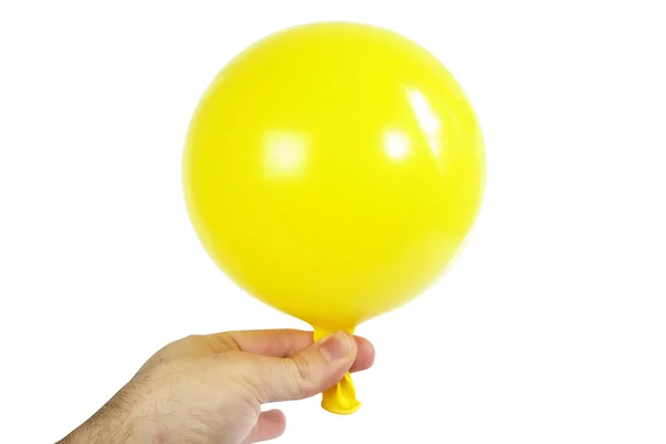 Ballon in Hand — Stockfoto