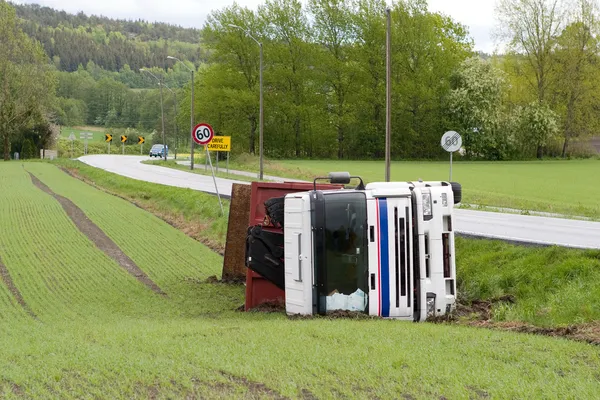 Incidente del camion — Foto Stock