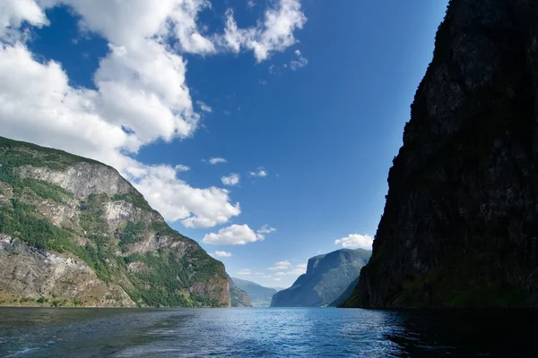 Norveç Fiyordu Manzaralı — Stok fotoğraf