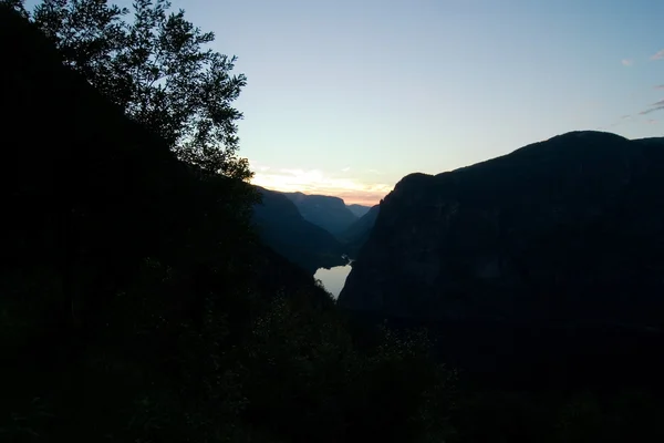 Vue du fjord du soir — Photo