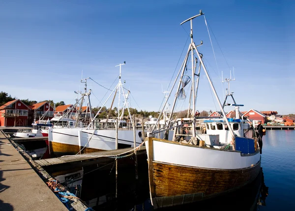 Fishing Boats at Dock — Stock Photo, Image