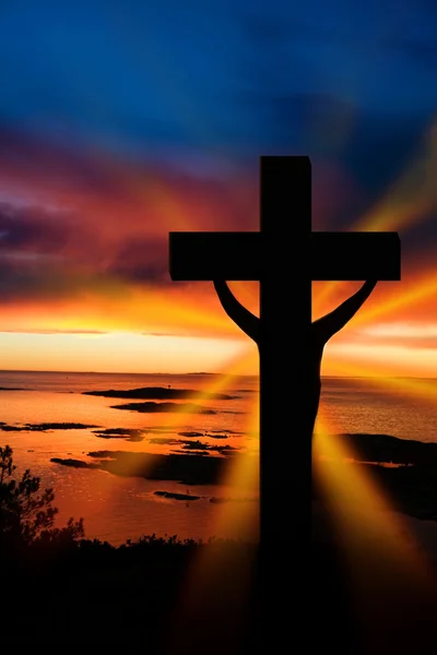 Великдень хрест — стокове фото