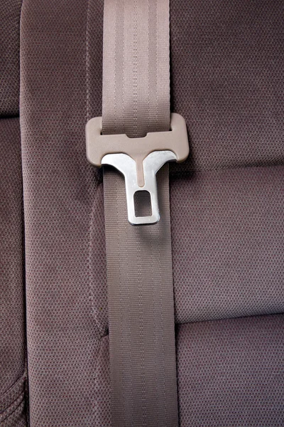 Ремень безопасности в машине — стоковое фото