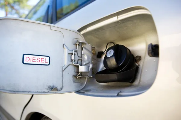 Auto diesel tank — Stockfoto