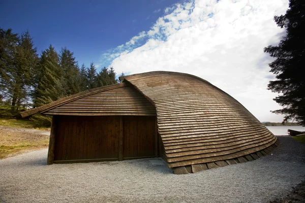 Viking Boat House — Stock Photo, Image