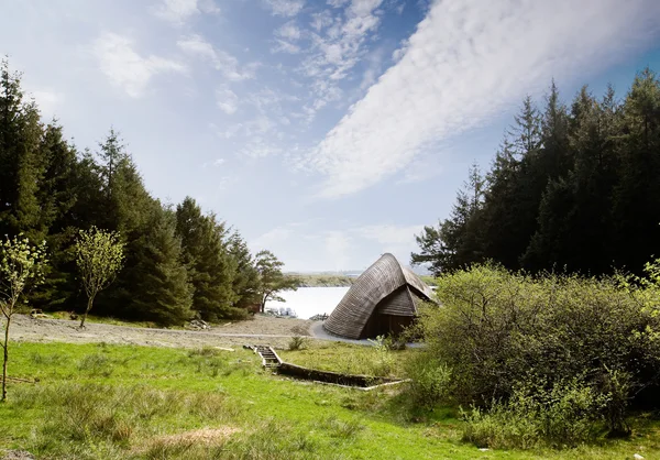Viking tekne evi — Stok fotoğraf