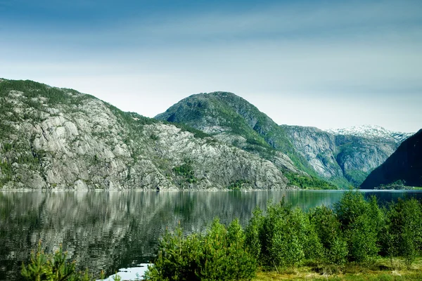 Fjord — Stockfoto