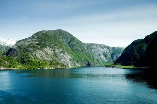 Horské fjord — Stock fotografie