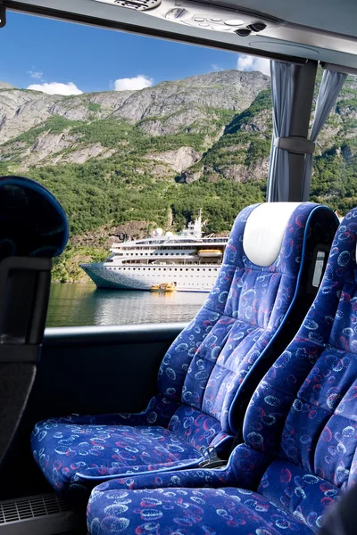 挪威Fjord巴士之旅 — 图库照片