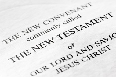 The New Testament clipart