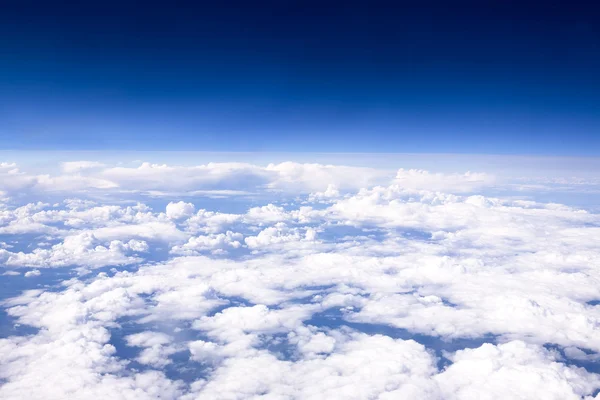 Paesaggio aereo nuvoloso — Foto Stock