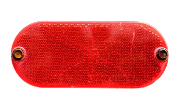Refletor vermelho isolado — Fotografia de Stock
