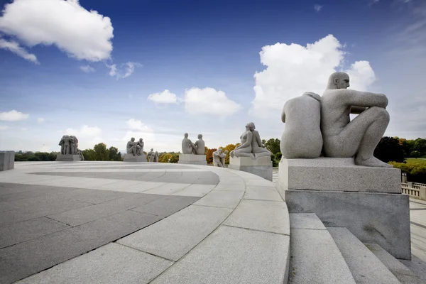Estátua Parque Oslo — Fotografia de Stock