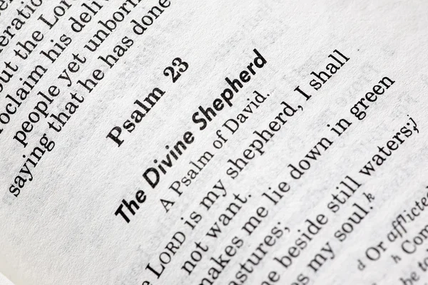 Psalmy 23 — Zdjęcie stockowe